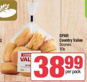 Spar Country Value Scones-10's Pack