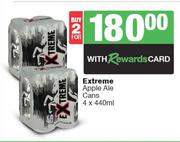 Extreme Apple Ale Cans 4 x 440ml-For 2