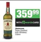 12Jameson Triple Distilled Irish Whisky-750ml