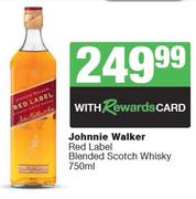 Johnnie Walker Red Label Blended Scotch Whisky-750ml
