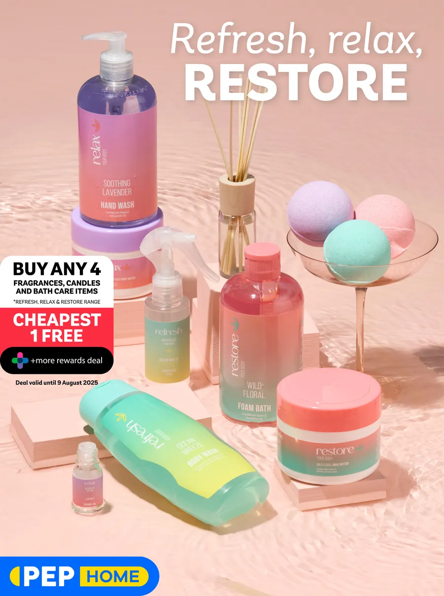 PEP Home : Refresh, Relax, Restore (23 July - 21 August 2025)