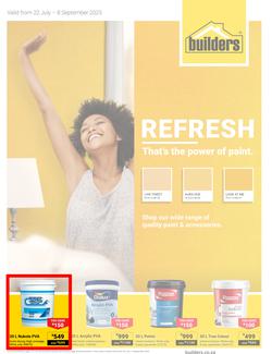 Builders : Refresh That's The Power Of Paint (22 July - 08 September 2025), page 1