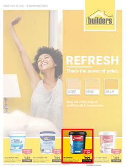 Builders : Refresh That's The Power Of Paint (22 July - 08 September 2025), page 1