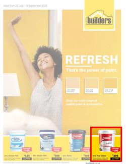 Builders : Refresh That's The Power Of Paint (22 July - 08 September 2025), page 1
