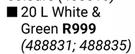 Fired Earth 20L Extreme Roof Acrylic (White & Green)