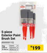 5 Piece Exterior Paint Brush Set