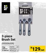 Go Paint 3 Piece Brush Set-Per Set