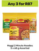 Maggi 2 Minute Noodles Assorted-For 3 x 5 x 68g