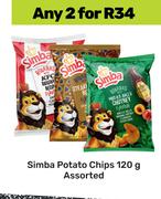 Simba Potato Chips Assorted-For 2 x 120g