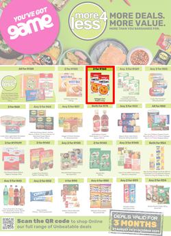 Game : More 4 Less (01 August - 31 October 2025), page 1