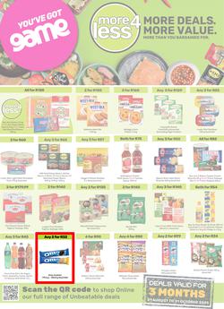 Game : More 4 Less (01 August - 31 October 2025), page 1