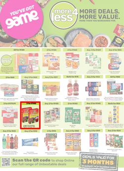 Game : More 4 Less (01 August - 31 October 2025), page 1