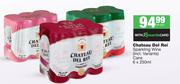 Chateau Del Rei Sparkling Wine Cans-6 x 250ml Per Pack
