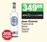 Jose Cuervo Tradicinoal Silver Tequila-750ml	=