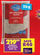 Bean Fields Red Speckled Beans-5Kg