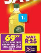 Clover Olive Pride Blend Of Seed Oils & Extra Virgin Olive Oil-1L