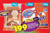 Aunt Caroline Long Grain Parboiled Rice 5Kg+Golden Cloud Cake Wheat Flour 5Kg-For 3