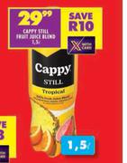 Cappy Still Fruit Juice Blend-1.5L