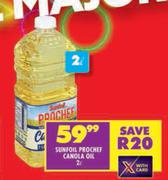  Sunfoil Prochef Canola Oil-2L