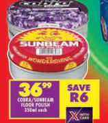 Cobra/Sunbeam Floor Polish-350ml Each