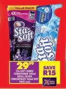 Sta Soft Fabric Conditioner 500ml Refill/Ultra Concentrate 500ml Doy Pack-Each