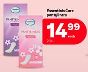 Essentials Care Pantyliners-20's Pack Each