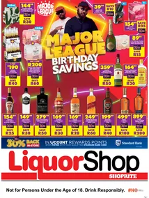 Shoprite Western Cape : Major League Birthday Savings (24 July - 10 August 2025)