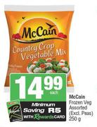 McCain Frozen Veg Assorted-250g Each