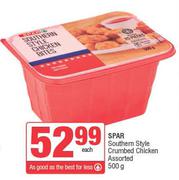 Spar Southern Style Crumbed Chicken Assorted-500g Each