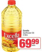 Excella Sunflower Oil-2ltr Each