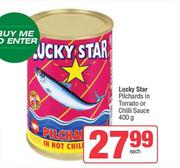 Lucky Star Pilchards In Tomato Or Chilli Sauce-400g Each