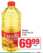 Excella Sunflower Oil-2Ltr Each