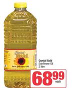 Crystal Gold Sunflower Oil-2L Each
