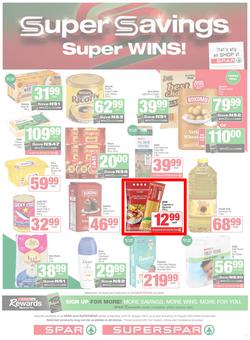 SPAR & SUPERSPAR Namibia : Super Savings (07 August - 24 August 2025), page 1