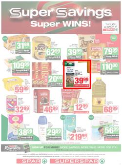 SPAR & SUPERSPAR Namibia : Super Savings (07 August - 24 August 2025), page 1