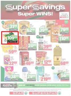 SPAR & SUPERSPAR Namibia : Super Savings (07 August - 24 August 2025), page 1