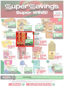 SPAR & SUPERSPAR Namibia : Super Savings (07 August - 24 August 2025), page 1