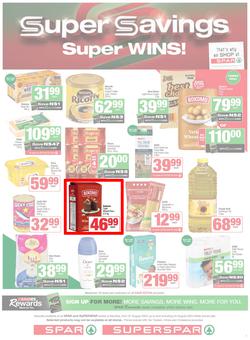 SPAR & SUPERSPAR Namibia : Super Savings (07 August - 24 August 2025), page 1