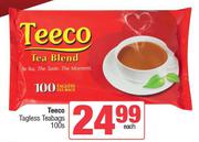 Teeco Tagless Teabags-100s Each