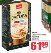 Jacobs Cappuccino Sticks Assorted-8s Or 10s Each