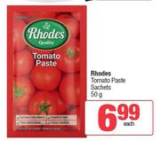 Rhodes Tomato Paste Sachets-50g Each