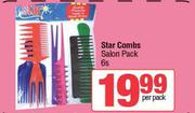 Star Combs Salon Pack-Per Pack