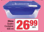 Otima 600ml Quatro Container