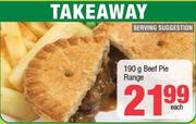 190g Beef Pie Range-Each