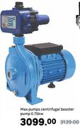 Max Pumps Centrifugal Booster Pump 0.75Kw