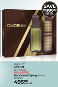 Quorum Gift Set EDT 100ml Plus Free Deodorant Spray 150ml-Per Set