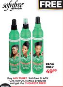 Sofnfree Black Castor Oil Range Products-Each