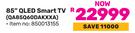 Samsung 85" QLED Smart TV QA85Q60DAKXXA