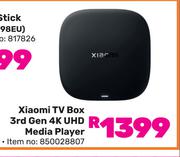 Xiaomi TV Box 3rd Gen 4K UHD Media Player