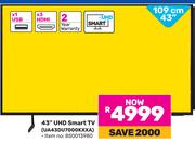 Samsung 43" (109cm) UHD Smart TV UA43DU7000KXXA